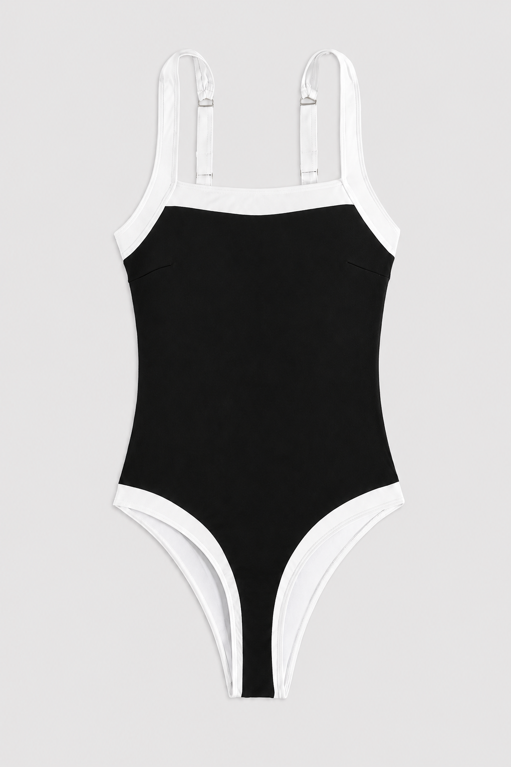 Contrast-Trim One-Piece Swimsuit