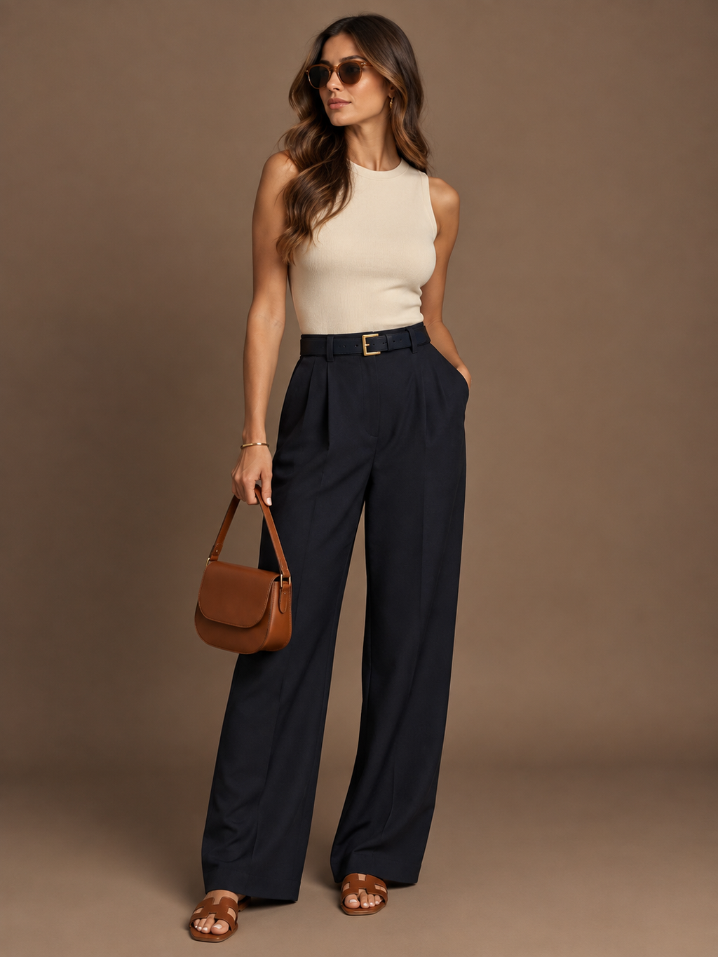 Tan Accent Look