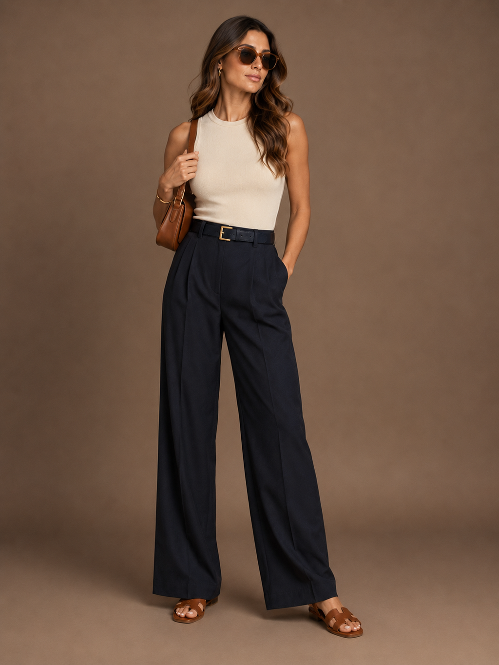 Tan Accent Look