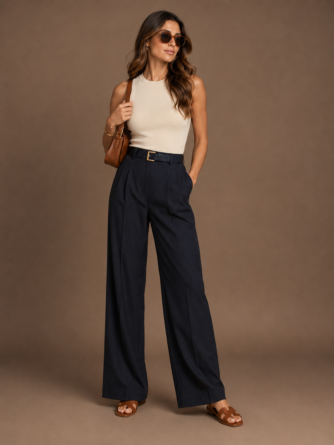 Tan Accent Look